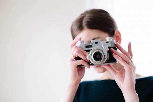 aim Woman taking a picture