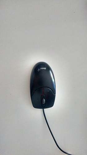 overhead-view Mouse, Raton, input device, cable, overhead view 