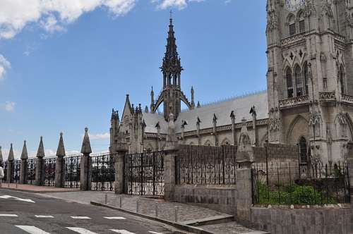 colonial-city Quito, Ecuador