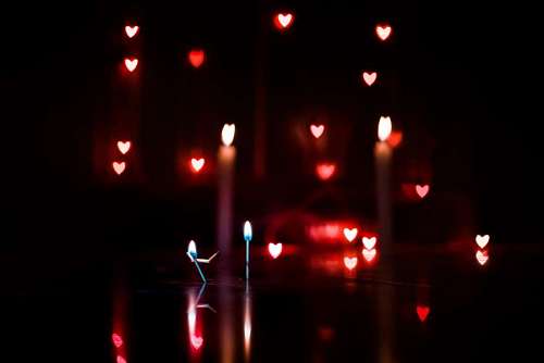 lover Red lover heart lights