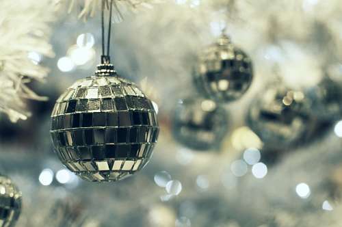 ornamental christmas White