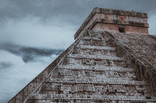 chichen-itza Landscape of Chichen Itza, Mexico