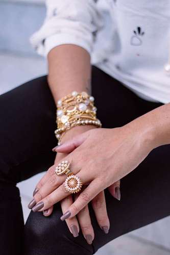 Jewellery and arm 