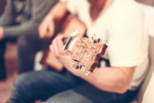 Man playing guitar