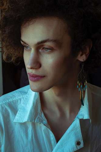 crossing Portrait of a transgender person
