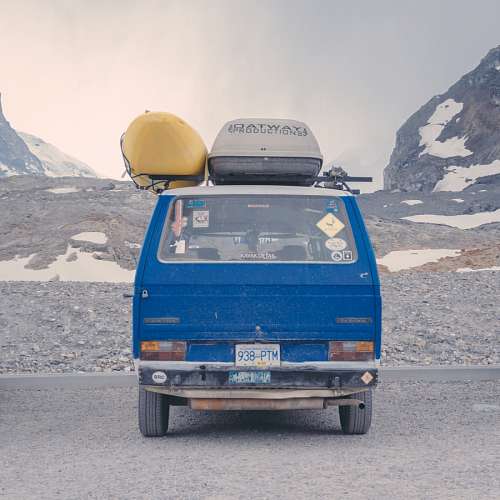 Blue truck
