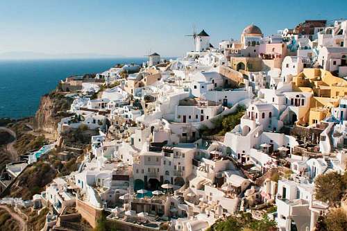 village Santorini, Greece
