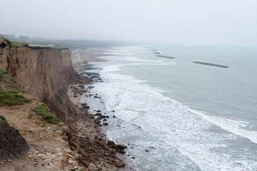 Cliffs in Mar del Plata, Argentina