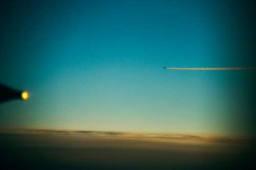plane, sky, clouds, flying, clouds, plane, sky, fl