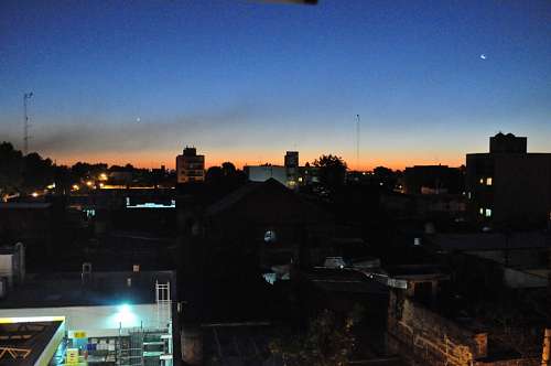 freejpg Evening in the city