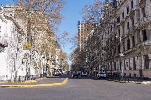 avenue Avenue in the city of Buenos Aires