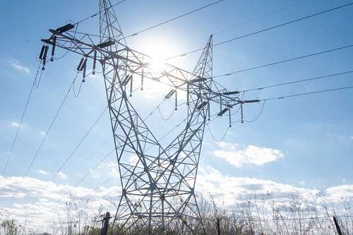 Electric high voltage tower