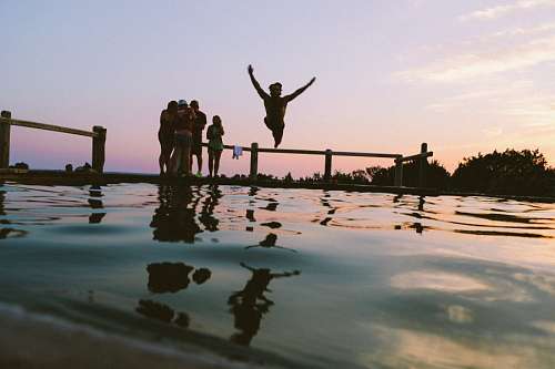 Jump to the water