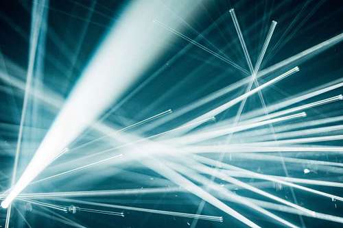 Lights rays background  
