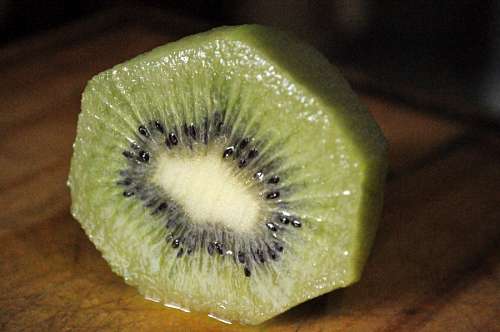 Fruit, Green, Kiwi, Seeds, 