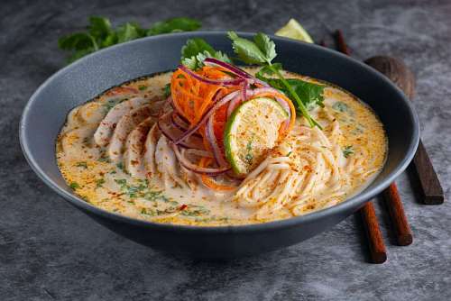 japanese Ramen Dish Close up