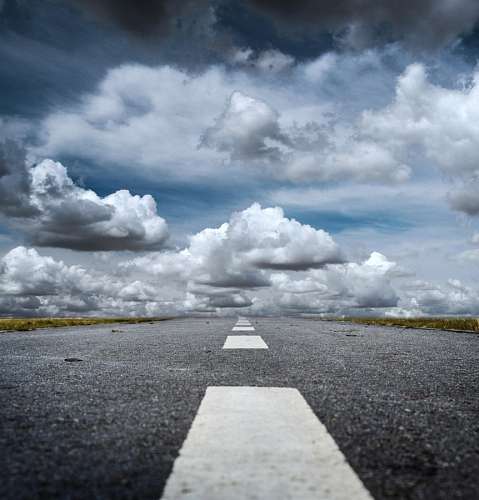 asfalto Road with dramatic sky