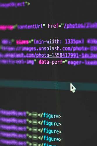 approaching of a screen with programming codes