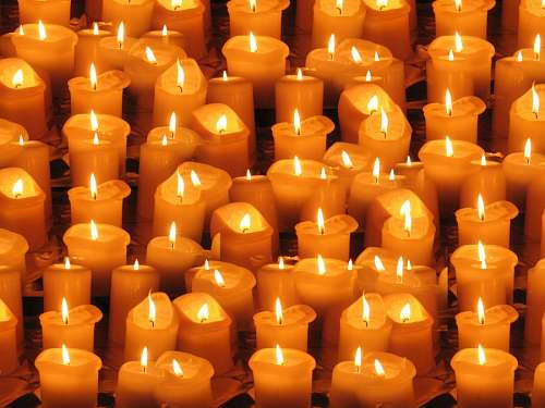 prayer Light candles