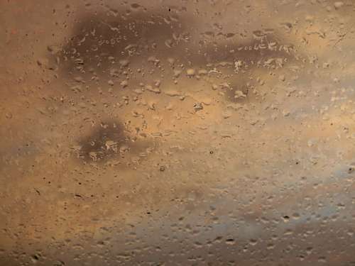 Rain drops in the window