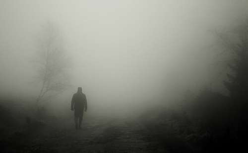 Man in the mist