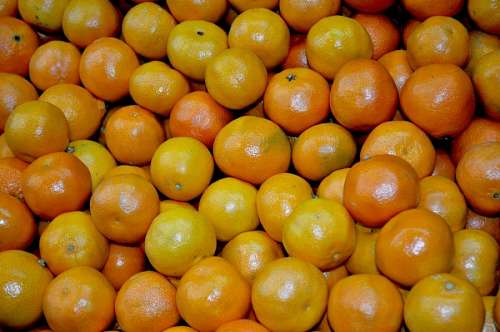 greengrocer orange, oranges, fruit, front view, background, fr