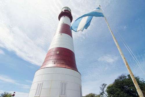 viewpoint Punta Mogotes lighthouse in Mar del Plata, Argentina