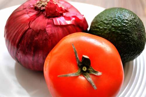guacamole Tomato, Avocado, Onion