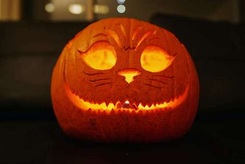 fear Pumpkin on halloween