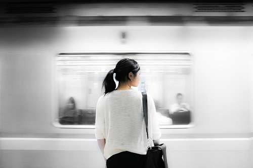 Waiting the subway