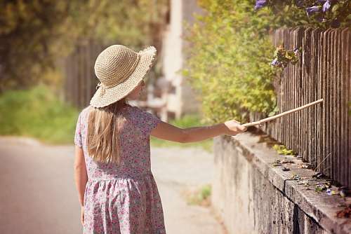 Girl walking