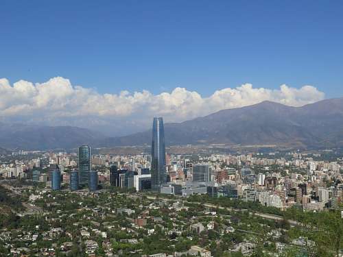 santiago Santiago de Chile skyline