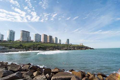Mar del Plata City in Buenos Aires, Argentina