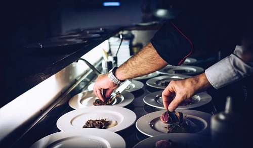 chefs presenting their dishes
