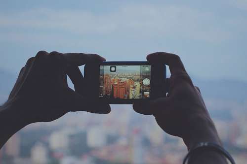 Taken a pic with cell phone