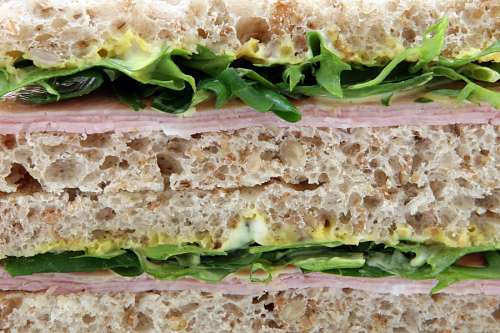 appetite Ham, lettuce sandwich