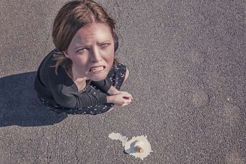 melting Sad Woman