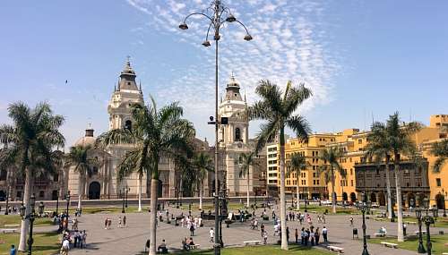 colonial-city Lima, Peru