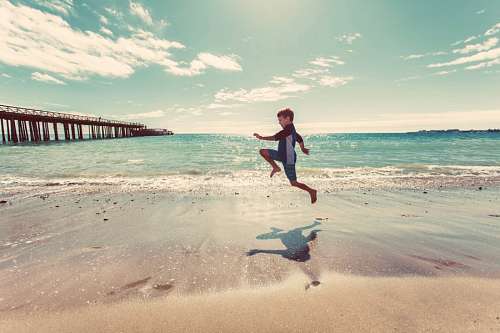 stew Boy at beach