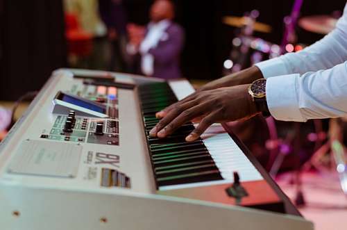 piano Man playing Piano