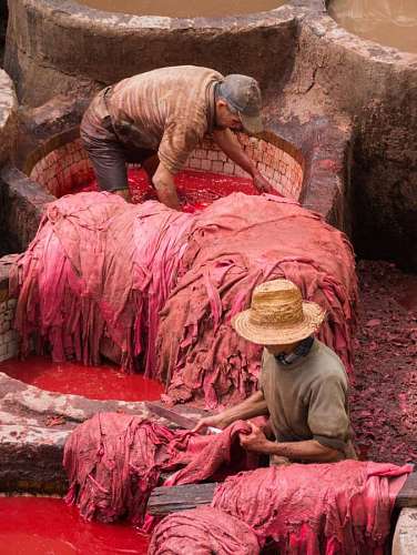 buddha farmers dyeing fabrics traditionally
