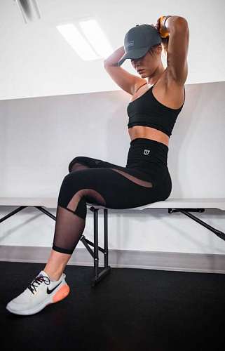 jogging a woman preparing to exercise