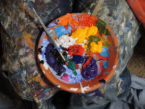 Color palette for artistic painting