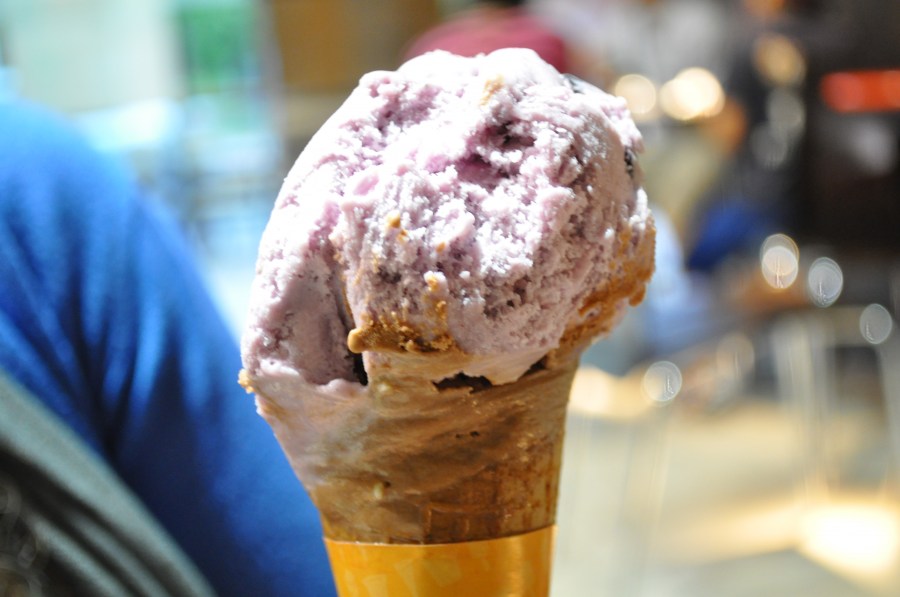ice cream, berry, fruit, food, dessert, cold, sweet, 