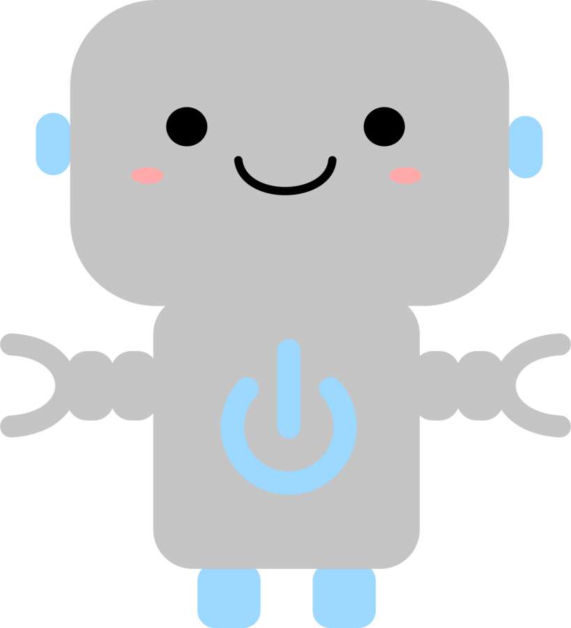 kawaii, cute, japanese, character, cartoon, robot, power button, science, robot, kawaii wallpapers