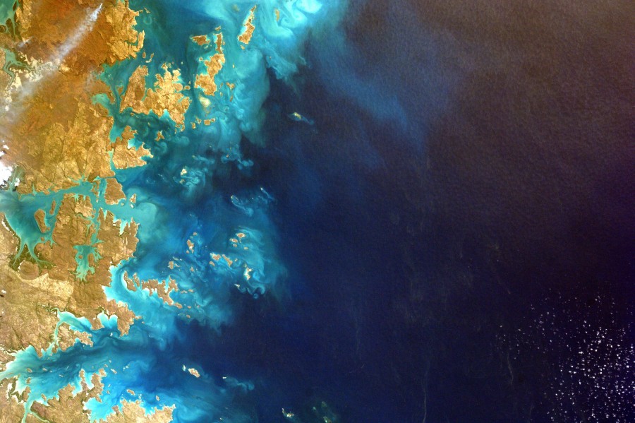 sea, ocean, aerial view, nasa, satellite, world, planet,
