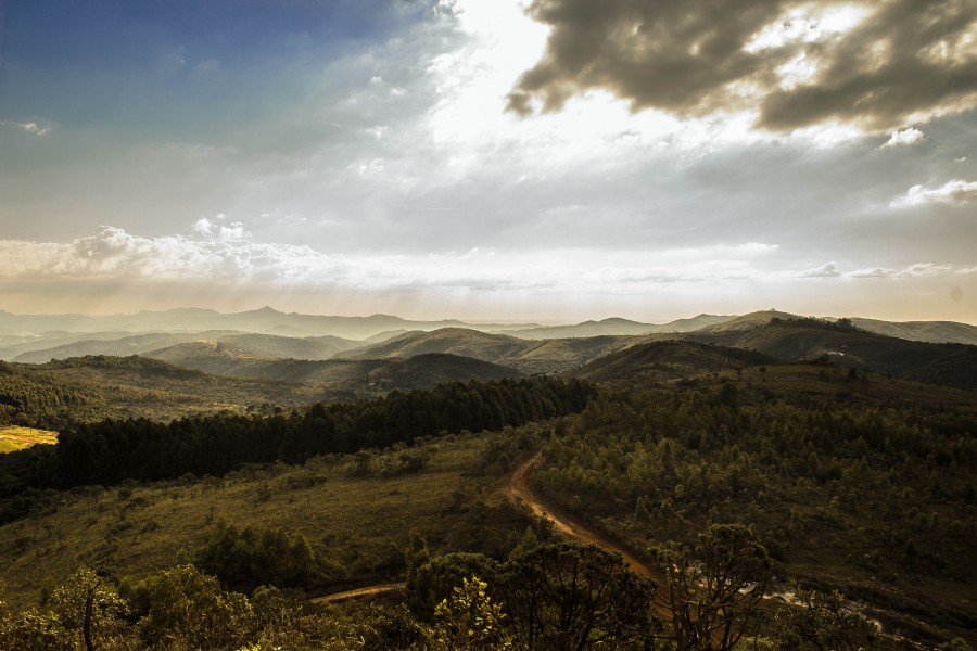 landscape, mountain, mountains, day, summer, green,