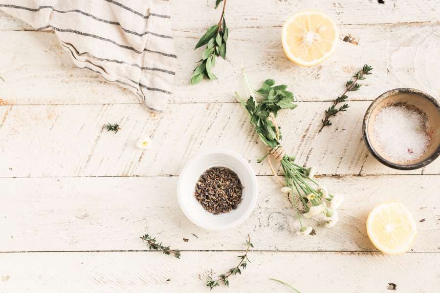 Oregano, spice, flavor, dry, fresh, lemon, salt, seasoning, season, flavors, leaves, background,