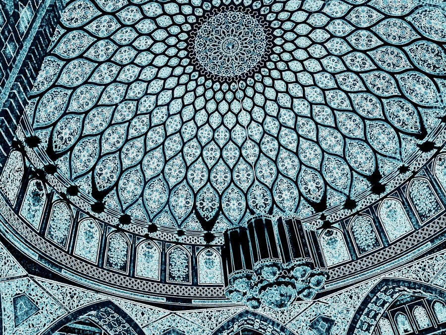 dome, architecture, dubai, UAE, roof, shape, background, background, turquoise, nobody,
