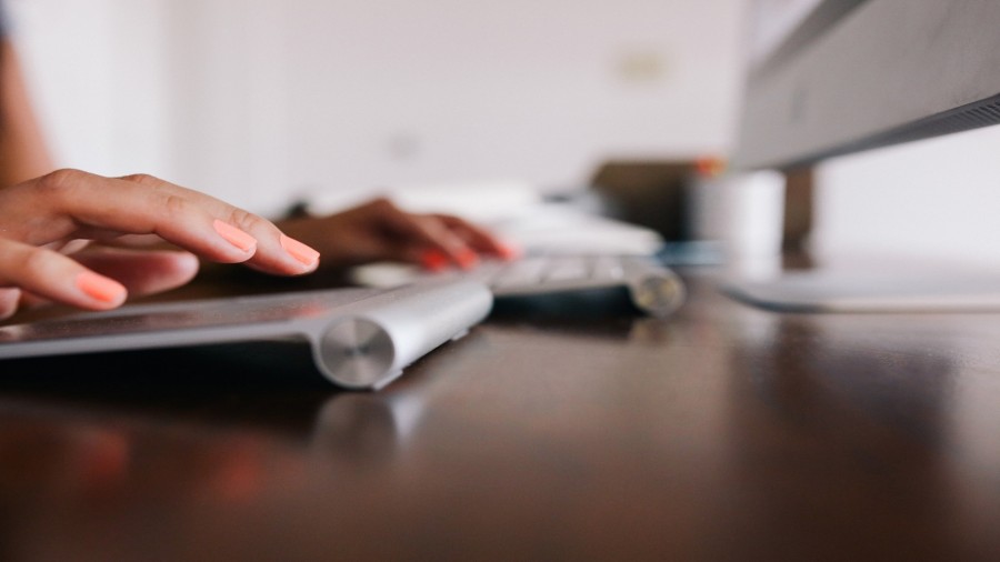 hands, woman, keyboard, work, business, technology, close-up, computer, trading, forex